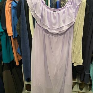 Purple medium maternity dress